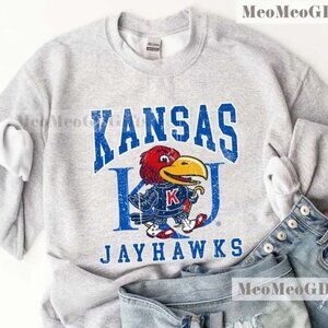 Kansas Jayhawks KU NCAA Retro University of Kansas Classic Fan Sweatshirt